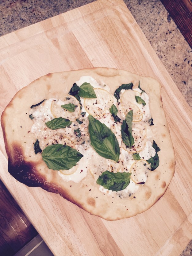 Lemon-Basil Pizza