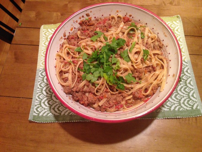 Ragu Contadina with Fettucine