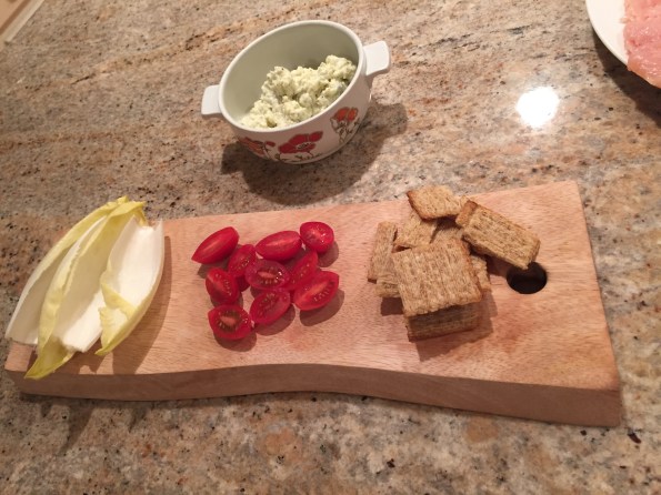 Blue cheese spread with endive