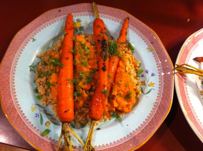 Hilda's braised carrots for meatless Monday