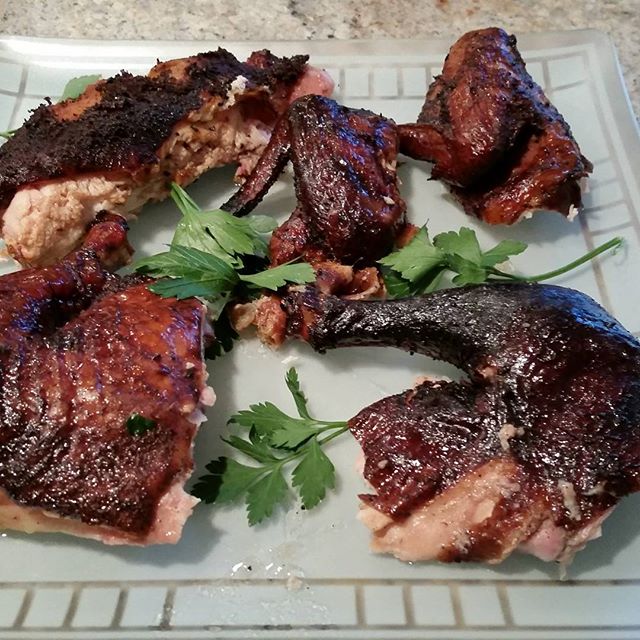 smoked chicken