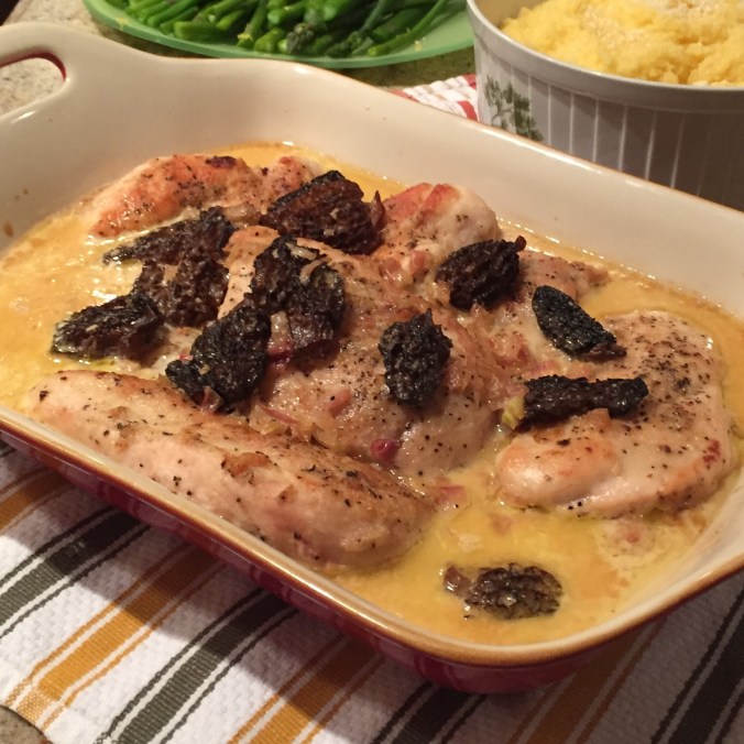 chicken with morels