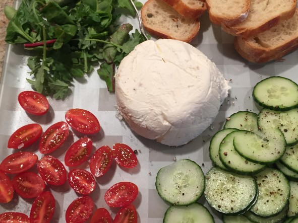 Fountainbleau Cheese with crudites