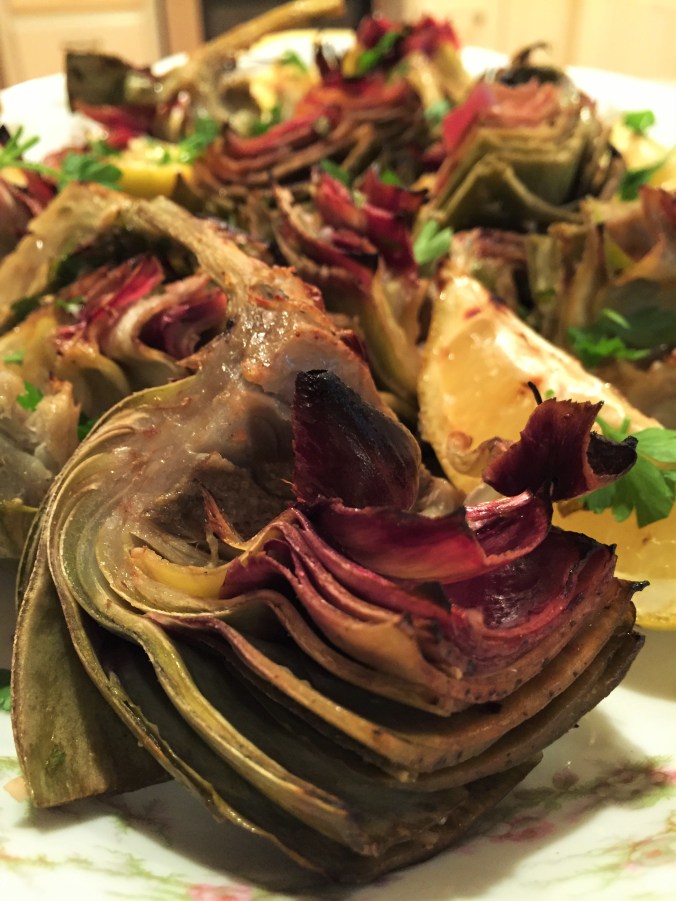 Grilled artichoke
