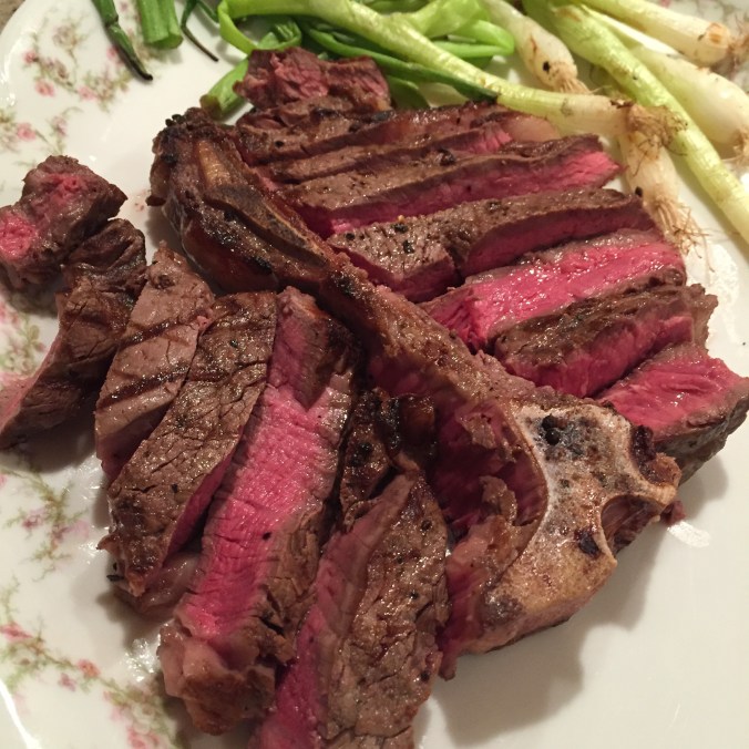 Porterhouse sliced