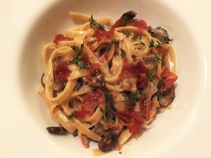 pasta-with-mushroom-and-prosciutto