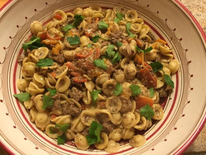 pasta-with-sausage