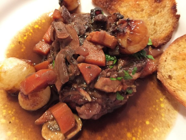 Coq au vin plate