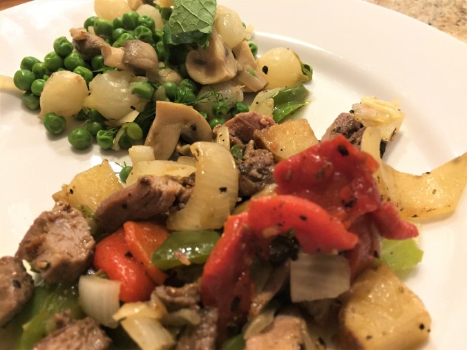 pea stew and hash