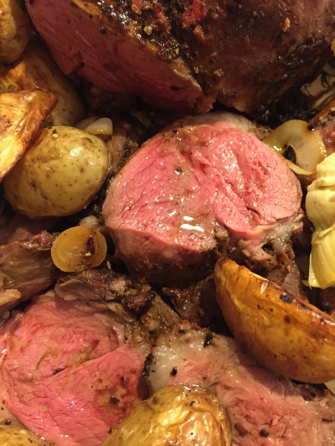Roast lamb