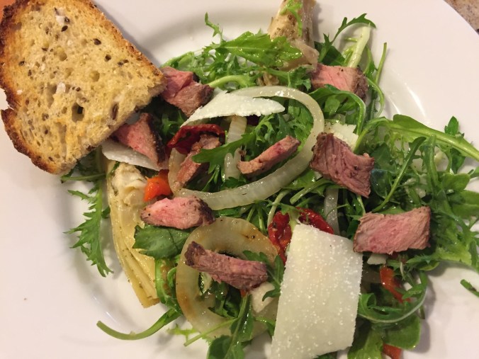steak salad