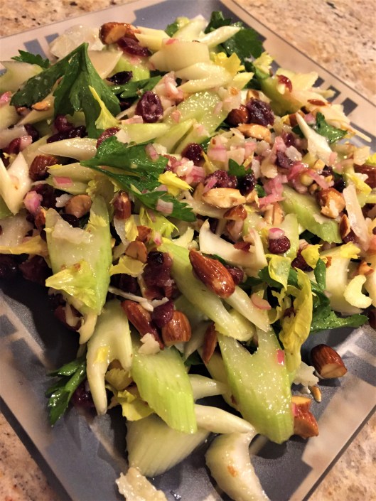 celery and almond salad