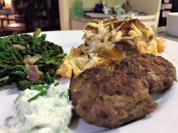 leftover pudding with merguez