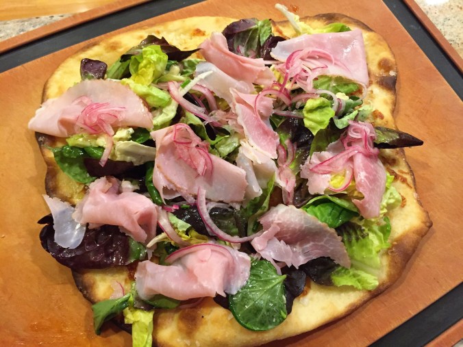 salad pizza
