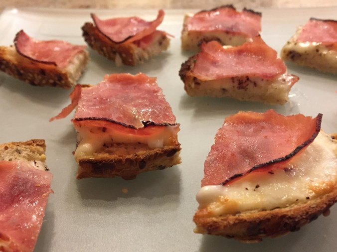 ham and cheese bites