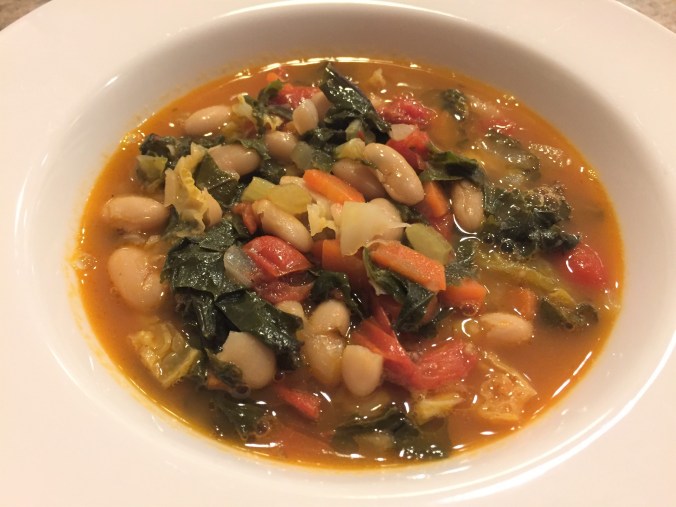 kale and bean soup