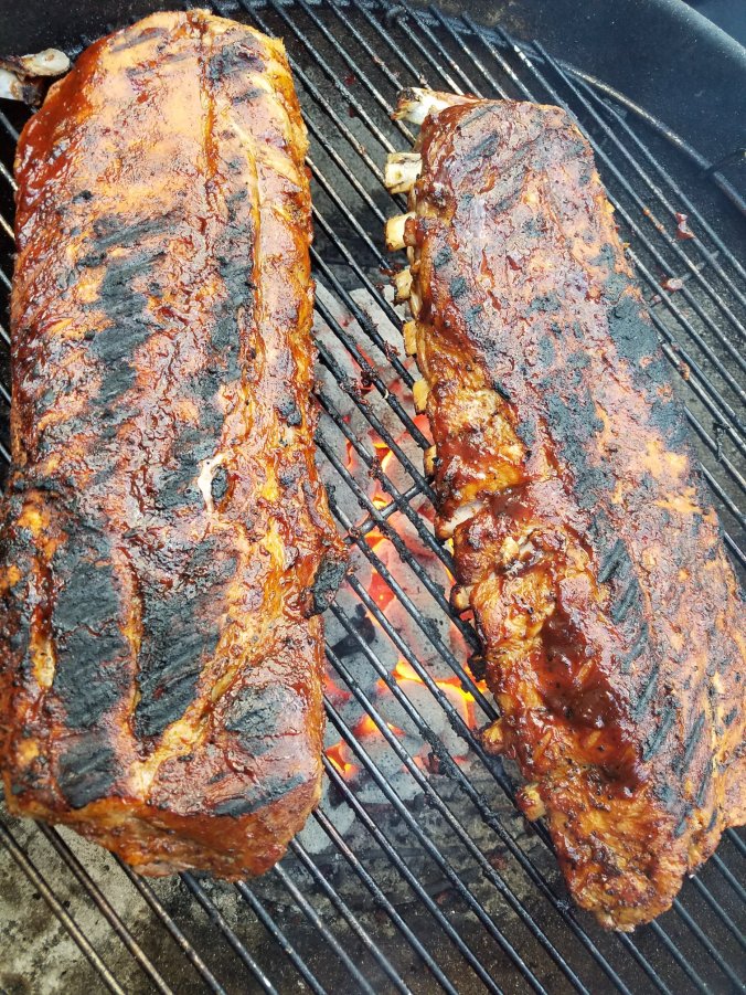 ribs on grill