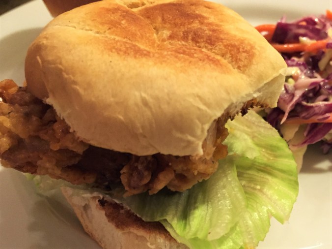 hot chicken sandwich