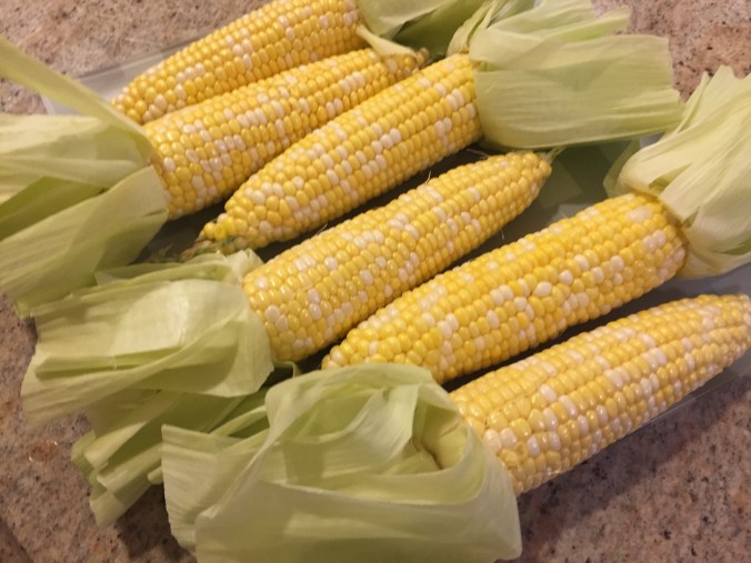 shucked corn