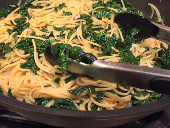 Spaghetti with Kale