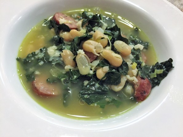 Kale and Kielbasa soup