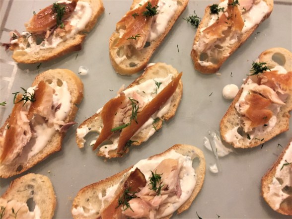 Trout tartines