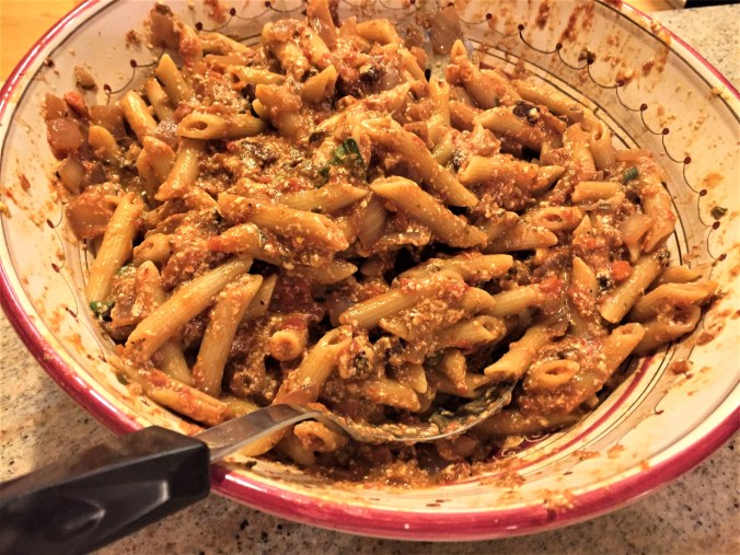 Penne with Shepherd's Sauce