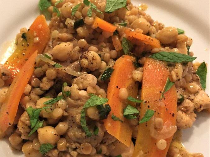 Coucous with Chicken and Spiced Chickpeas