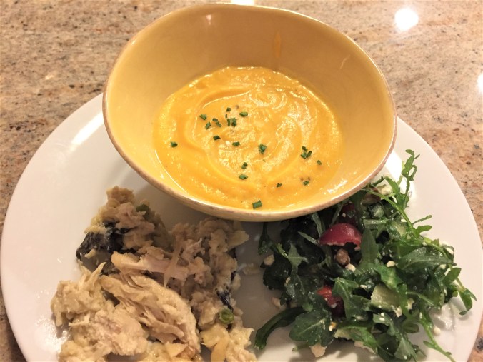 Potage with tetrazzini