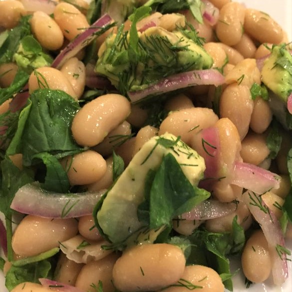 Athens bean salad