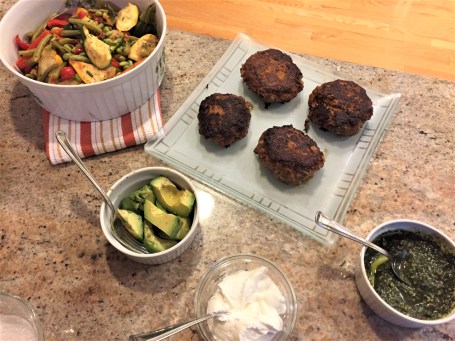 Indian turkey burgers