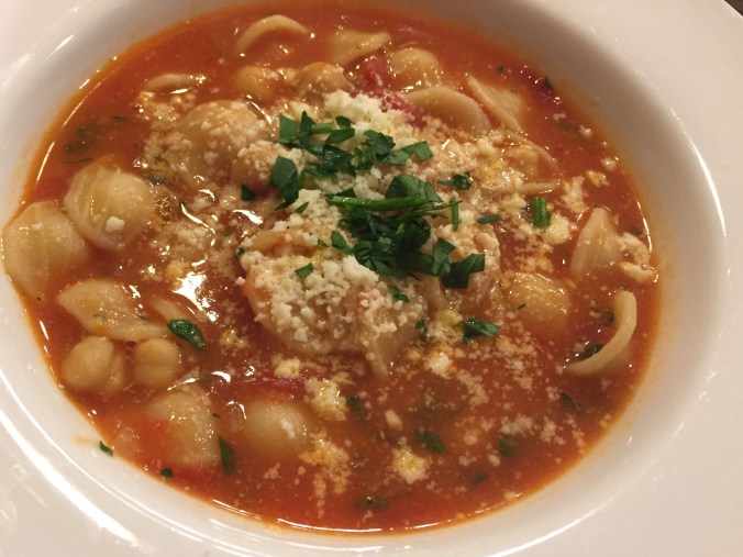 Brothy Pasta with Chickpeas