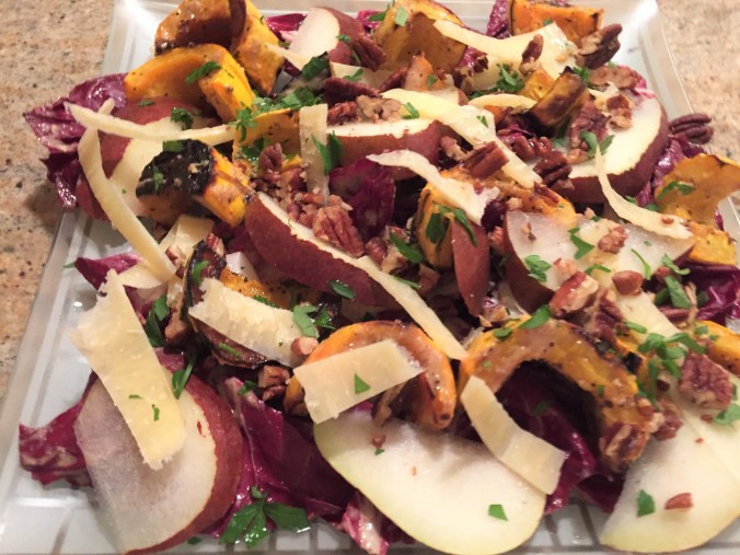 Squash salad platter