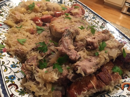 Kraut and ribs