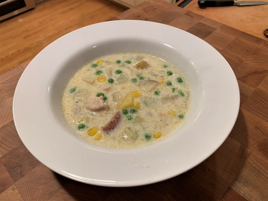 Chicken and potato chowder
