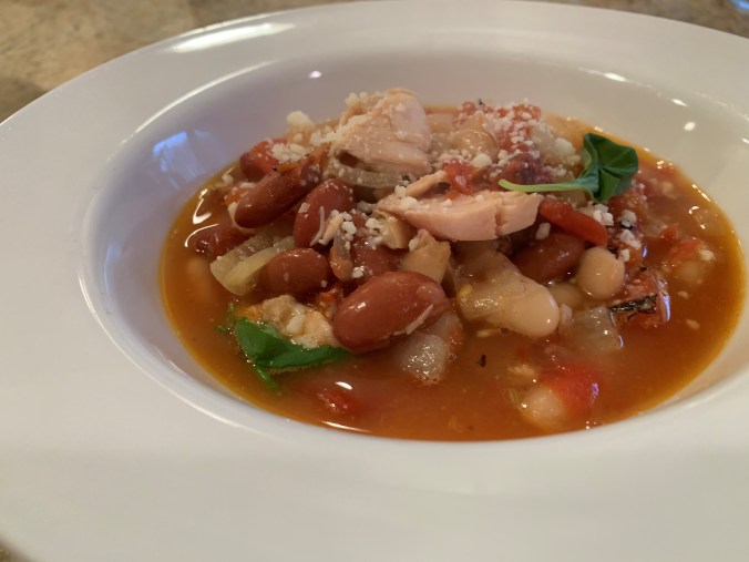 tomato and chicken soup