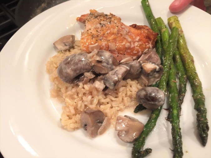 chicken with mushroom sauce (2)