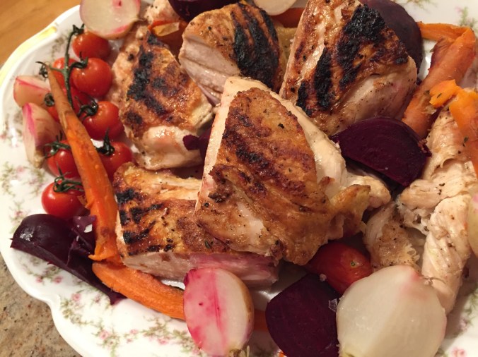 Chicken and root veg