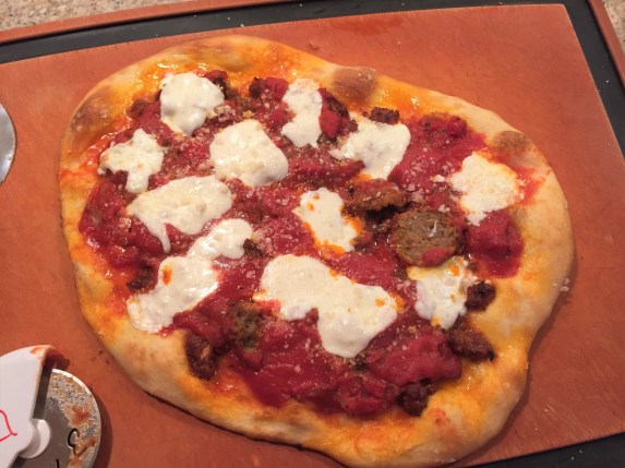 Meatball pizza (2)