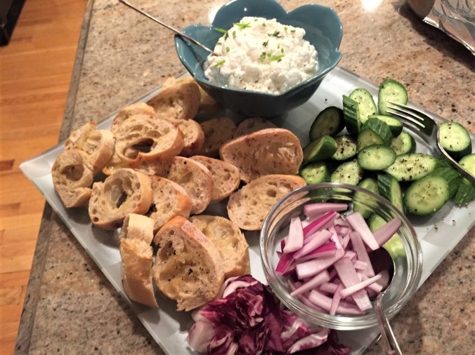 Ricotta and crudites (2)