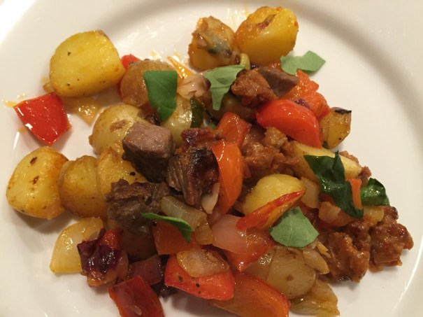 Steak and Sausage Hash